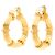 Lanvin cable maxi hoops - view 2