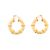 Lanvin cable maxi hoops - view 3