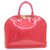 Louis Vuitton Alma Pink Lackleder  ref.228232