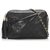 Bolso de hombro de cadena de piel de cordero negro Matelasse de Chanel Cuero  ref.228333