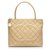 Chanel Brown Medallion Caviar Leather Tote Bag Beige  ref.228365