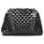 Chanel Black Large Just Mademoiselle Shoulder Bag Leather Patent leather  ref.228419