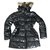 Autre Marque Girl Coats outerwear Black Polyamide  ref.228473