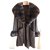 Fendi Coats, Outerwear Brown Cashmere Fur  ref.228487