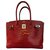 Hermès HERMES BIRKIN 30 Red Exotic leather  ref.228791