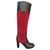 Chloé Boots Red Deerskin  ref.228834