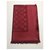 Scialle Louis Vuitton Monogram rosso Seta Lana  ref.228912