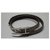 Hermès Behapi T lined Tour Bracelet2 reversible New Grey Dark red Leather  ref.228936