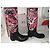 Botas de lluvia HUNTER P 39 Neuves Negro Rosa - vista 4