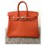 Hermès Birkin 25 Orange Leder  ref.228951