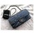 Bolso con solapa acolchado de mezclilla azul Chanel Juan  ref.228963
