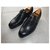 pair of moccasins with buckle W jm weston new breeding crocodile 6.5E Black Exotic leather  ref.229095