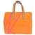 Louis Vuitton Reade Naranja Charol  ref.229207