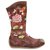 Roberto Cavalli embroidered boots p35,5 Brown Deerskin  ref.229244
