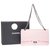 2.55 Esplêndida bolsa de aba forrada jumbo da Chanel em couro rosa acolchoado, Garniture en métal argenté  ref.229432