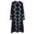 Chanel 2015 Runway Zigzag Cashmere Coat  Sz. 38 Black Wool  ref.229503