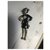 Chanel Estatueta de broche Preto  ref.229601