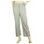 Dondup Blue & White Geometric Pattern Cropped trousers pants size 40 Viscose  ref.229834
