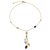 Bulgari necklace, "B.Zero1"in yellow gold, colored stones.  ref.229855