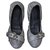 Dior Ballet flats Silvery Leather  ref.229908