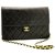 Chanel flap bag Black Leather  ref.229914