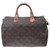 Louis Vuitton Speedy Brown Cloth  ref.229922