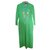 Skirt suit KENZO LIN, summer, nicely embroidered Light green Linen  ref.230170
