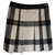 Autre Marque Wool blend skirt Black White Dark grey  ref.230217