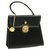 Versace Handbag Preto Couro  ref.230552