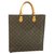 Louis Vuitton Sac plat Braun Leinwand  ref.230640