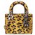 python leopard Lady Dior Beige Exotic leather  ref.230904