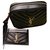 Loulou Yves Saint Laurent YSl lou belt bag IN MATELASSÉ LEATHER dark smog colour Cuir Noir  ref.231003