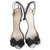 Chanel Des sandales Satin Noir  ref.231089