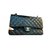 Bolso Chanel Medium Timeless con solapa y forro clásico Negro Cuero  ref.231241