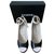 Chanel Heels Black Beige Leather  ref.231266