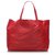 Céline Celine Red Horizontal Cabas Leather Tote Bag Pony-style calfskin  ref.231408
