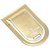 Fermasoldi Louis Vuitton Gold Porto Address D'oro Metallo  ref.231428