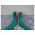 Décolleté Charlotte Olympia Pelle Argento e Tessuto Verde Taglia 39 - vista 11