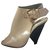 Chloé Chloe patent ankle boots Beige Cream Patent leather  ref.231507