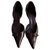 Zapatos de tacón de gatito Gucci Burdeos Cuero  ref.231567
