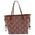 Neverfull Louis Vuitton Handbags Dark red Cloth  ref.231572