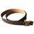 Louis Vuitton Cintura di iniziali Marrone Tela  ref.231573