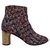 Casadei Ankle Boots Multiple colors Golden Tweed  ref.231608