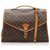 Louis Vuitton Brown Monogram Beverly Briefcase GM Leather Cloth  ref.231645