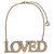 Collana "Loved" con perle d'oro GUCCI Bianco Gold hardware Metallo Resina  ref.231884