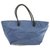 Burberry handbag Blue Leather  ref.231947