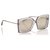 Óculos de Sol Chanel Quadrado Preto Plástico  ref.232028