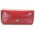 Prada Red Saffiano Vernice Clutch Bag Leather Patent leather  ref.232032