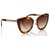 Gafas de sol de color marrón ojo de gato Chanel Castaño Marrón oscuro Plástico  ref.232097