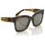 Chanel Brown runde getönte Sonnenbrille Braun Kunststoff  ref.232110